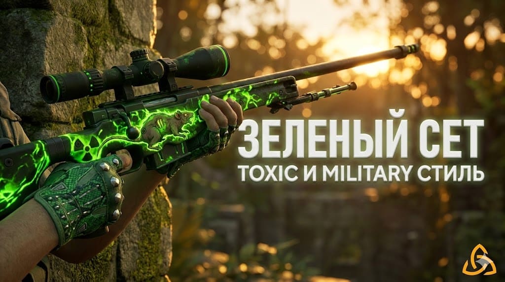 зеленый сет скинов кс2